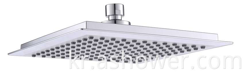 Square Abs Plastic Rain Shower Head